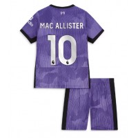 Otroški Nogometni dresi Liverpool Alexis Mac Allister #10 Tretji 2023-24 Kratek Rokav (+ Kratke hlače)